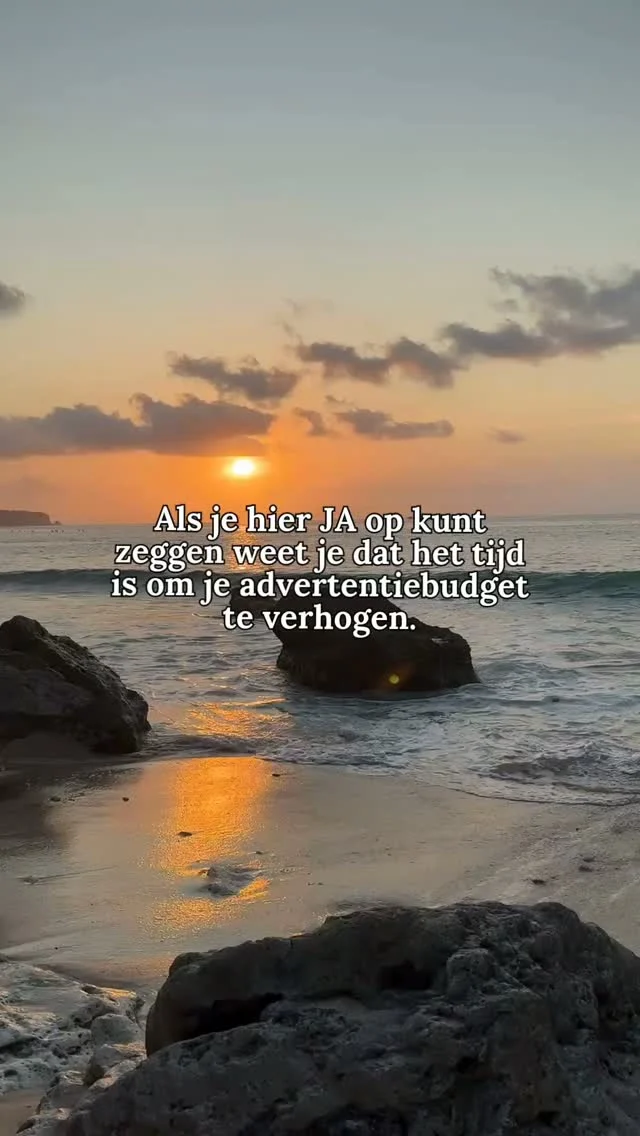 Je advertenties lopen goed. Er komen verkopen binnen en je denkt: yes, dit werkt.

Betekent dat automatisch dat je er meer budget tegenaan moet gooien?

Niet per se.

Eén goede week is geen signaal. Dat is toeval tot het tegendeel bewezen is.

Voordat je iets aan je budget verandert, kijk je naar je cijfers. Niet naar je gevoel:

👉 Staat je resultaat al 4 tot 7 dagen stabiel? Of was het één mooie piek?

👉 Kloppen je tracking en je cijfers, zodat je weet dat die verkopen écht uit je ads komen?

👉 Zit er marge in? Kun je een iets hogere kostprijs per verkoop aan en nog steeds winst maken?

👉 En praktisch: kun je die extra klanten of aanvragen ook echt aan?

Pas als dat staat, ga je schalen. En schalen is geen grote sprong.

Verhoog je budget met kleine stappen. Zo'n 20% per keer, en geef het een paar dagen. Zo houd je het algoritme rustig in plaats van dat je 'm terug de leerfase in schopt.